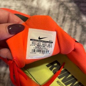 Nike Neon Orange Running Shoes